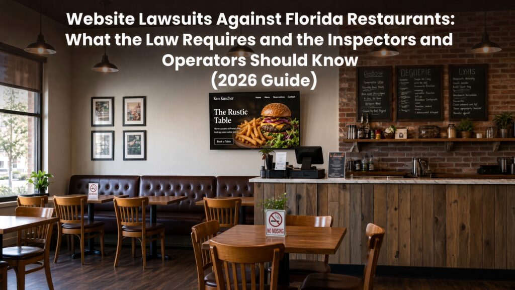 Website Lawsuits Against Florida Restaurants (2026 Guide)